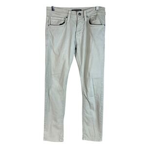Mavi Mens Jake‎ Slim Leg Jeans 30x32 Light Gray Denim Cotton Blend Stretch
